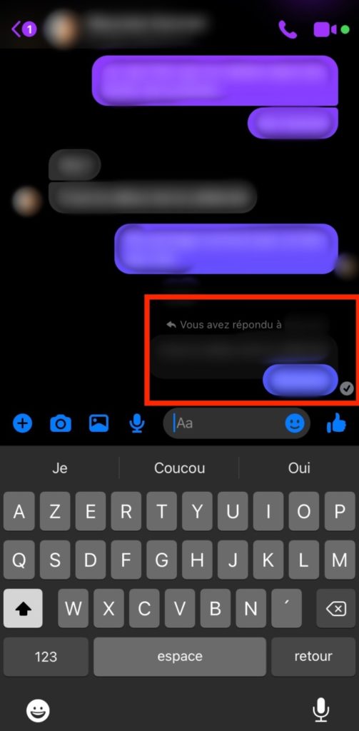 Citer sur Messenger