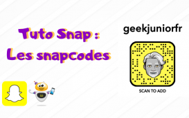 Tuto Snap Les snapcodes