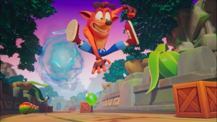 Crash Bandicoot on the run