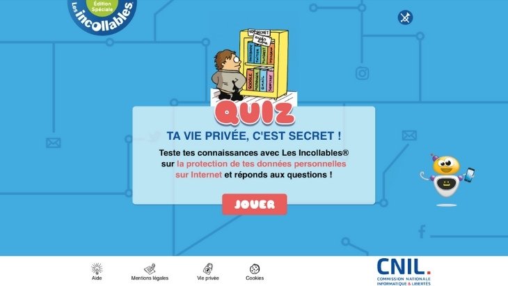 CNIL test vie privée