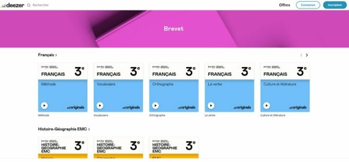 Brevet podcast sur Deezer