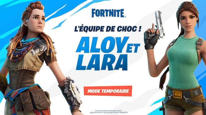 Aloy et Lara Fortnite