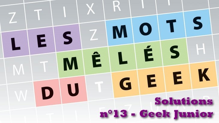 Geek Junior n°13 - Mots mêlés