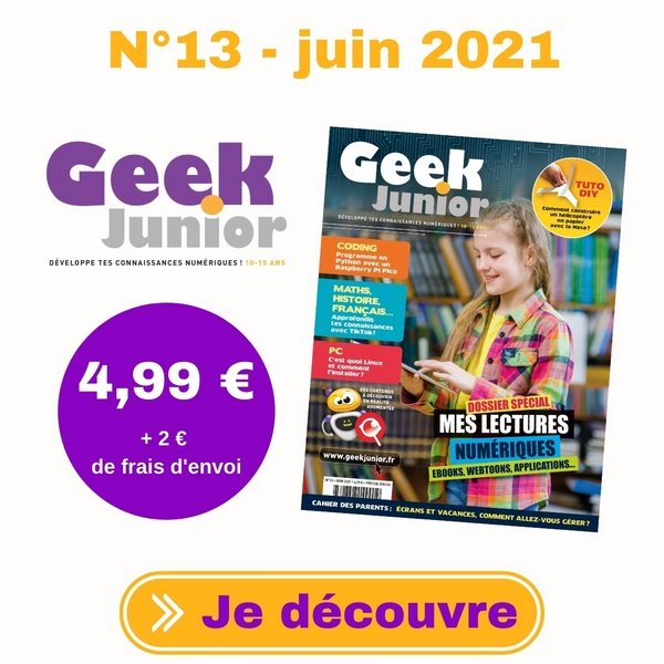 Geek Junior n°13 (juin 2021)