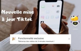 Nouvelle mise à jour Tiktok