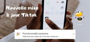 Nouvelle mise à jour Tiktok