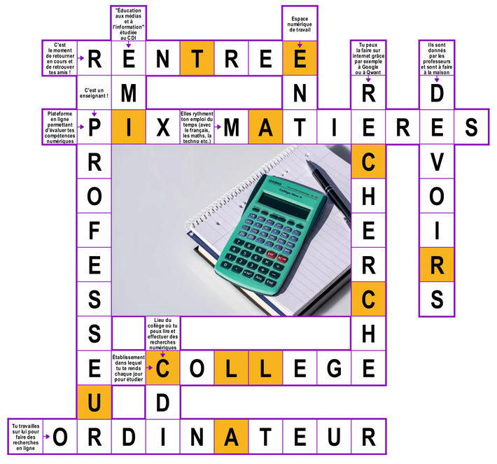 Mots fléchés solutions n°15