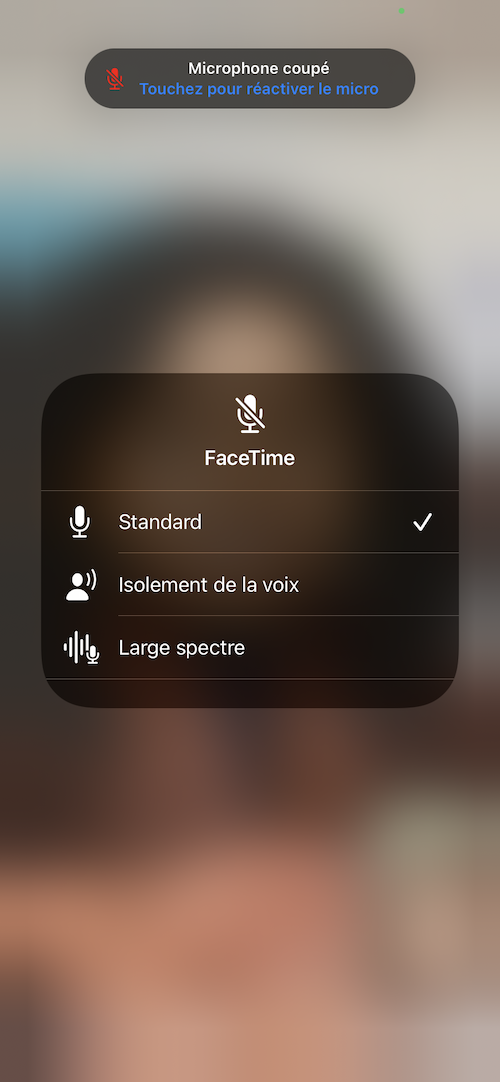 FaceTime iOs 15.0