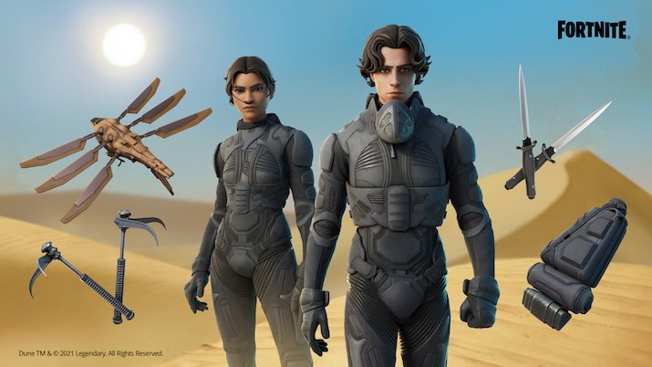 Fortnite x DUNE - Cosmetics