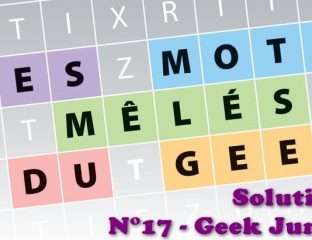 Geek Junior n°17 - mots mêlés