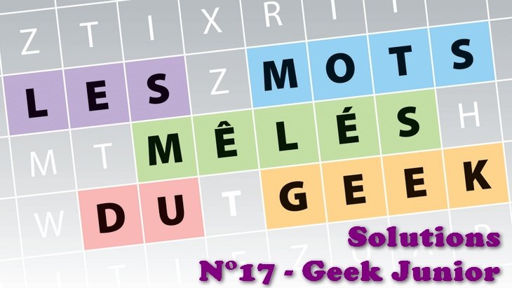 Geek Junior n°17 - mots mêlés