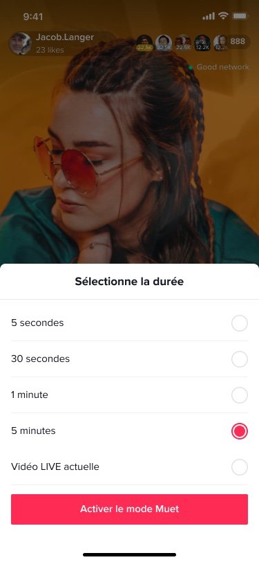 Tiktok mise à jour