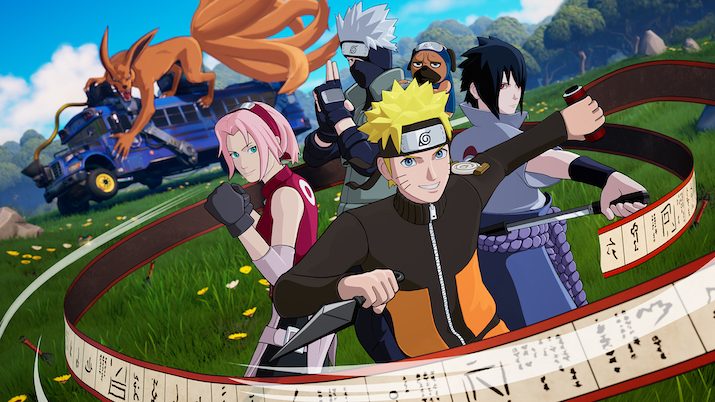 Naruto Fortnite Écran de chargement