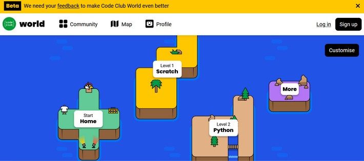 Code Club World l'archipel