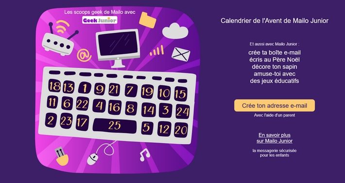 Calendrier de l'Avent - Mailo