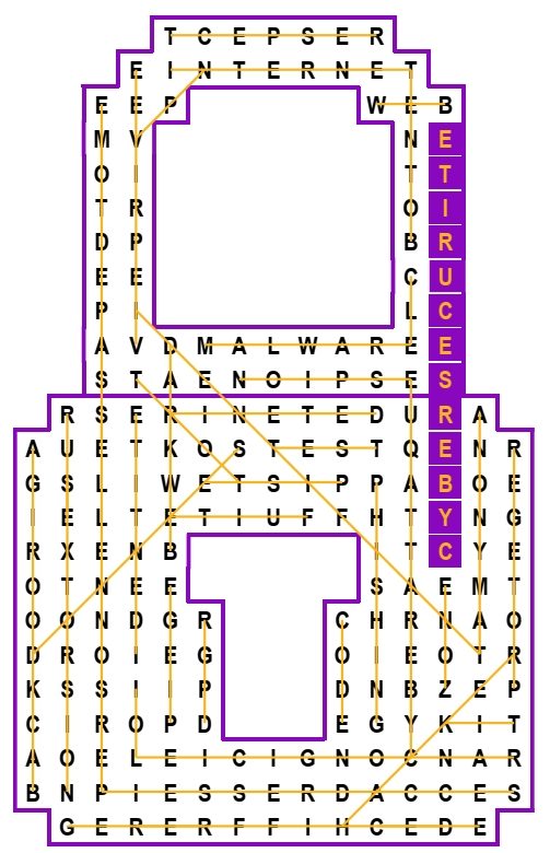 Mots Mêlés n°19 Solutions