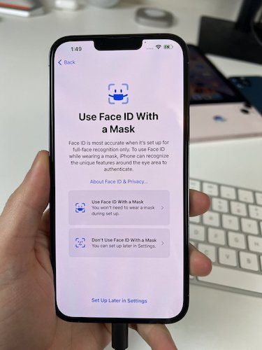 IOS 15.4 Face ID