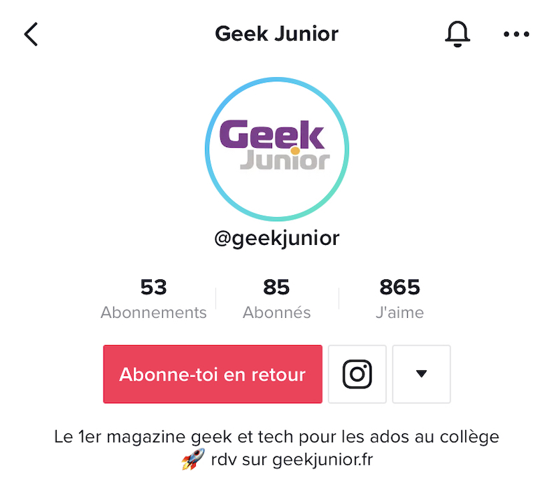 Geek Junior Tiktok Sotires