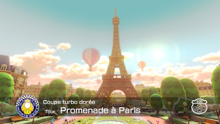 Promenade à Paris DLC Mario Kart Geek Junior