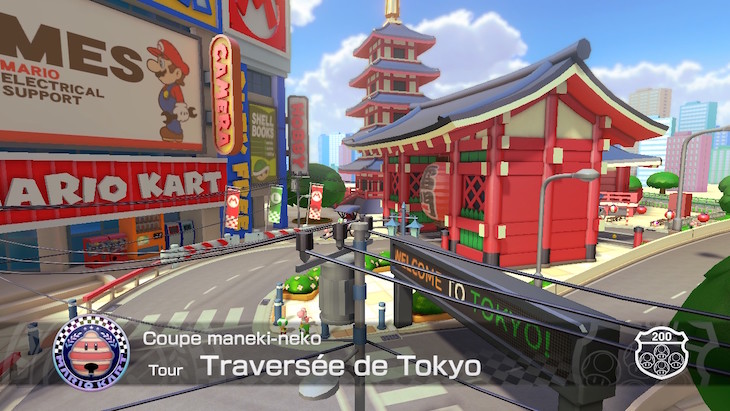 Traversée de Tokyo DLC Mario Kart Geek Junior