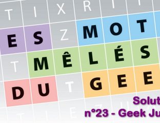 Geek Junior n°23 - mots mêlé