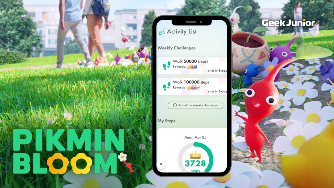 Pikmin Bloom Défi Hebdomadaire