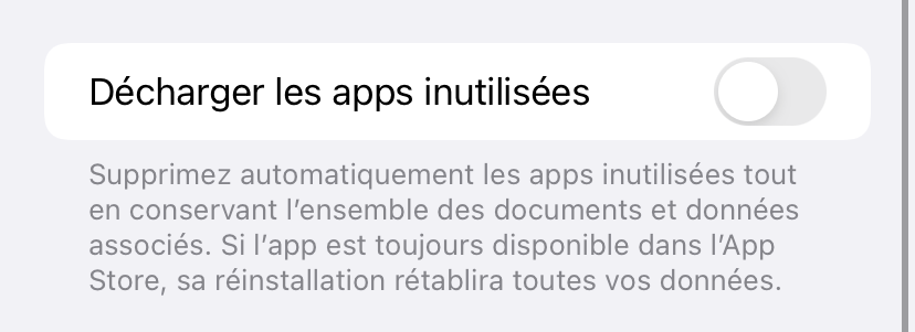 décharger les apps inutiles_Geek_Junior