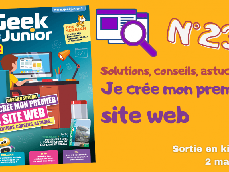 Sortie n°23 Geek Junior