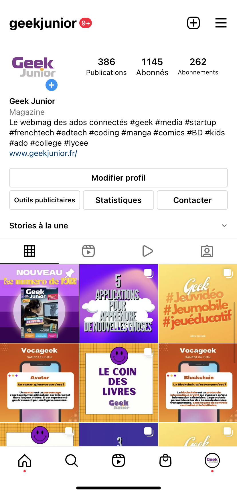 Épingler_une_publication_Instagram_Après_Geek_Junior