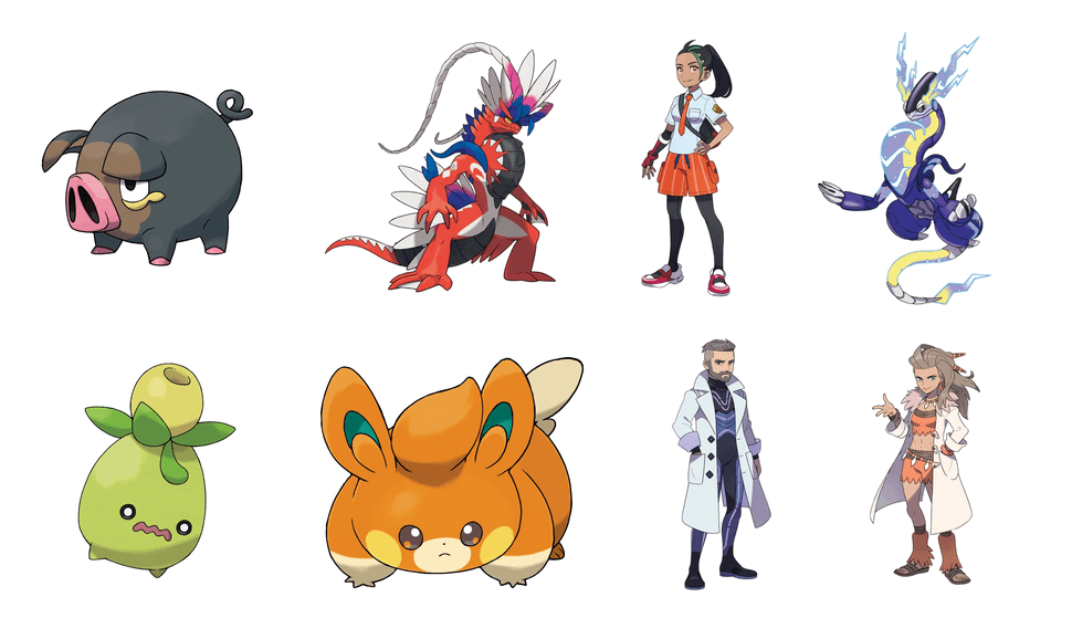 Pokémon Écarlate et Pokémon Violet perso