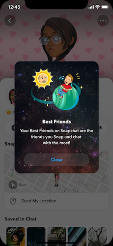 Snapchat + système solaire