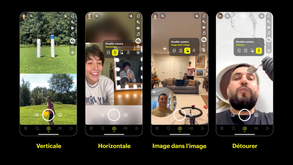 Double Caméra Snapchat