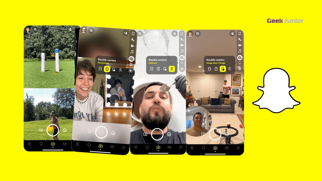 Double caméra Snapchat