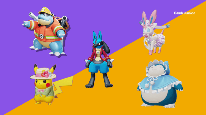 Anniversaire Pokémon Unite holo-costumes 
