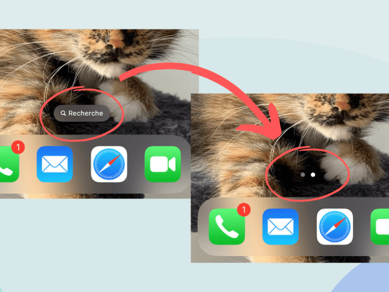 Enlever Recherche Ecran Accueil iPhone
