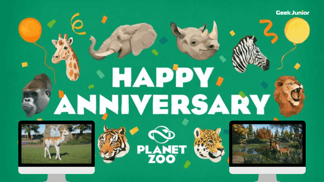 Anniversaire Planet Zoo 3 ans