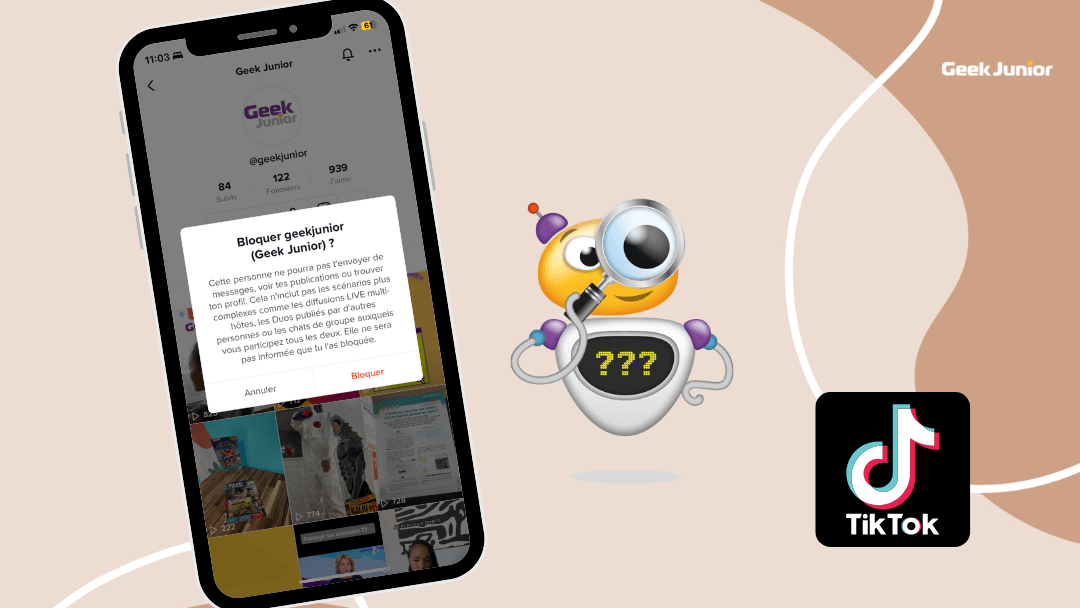 Comment bloquer un compte indésirable sur Tiktok