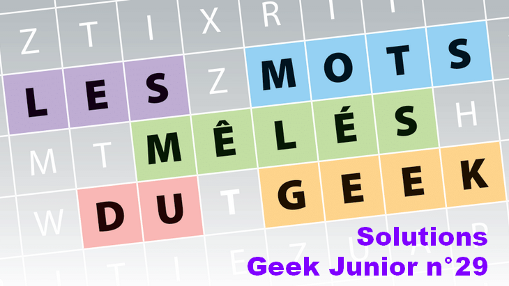 Solutions Geek Junior n°29