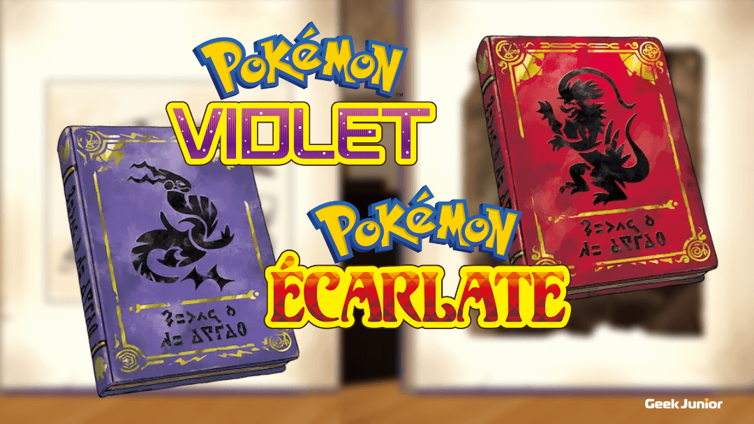 Livre Écarlate et le Livre Violet Pokémon Écarlate Pokémon Violet