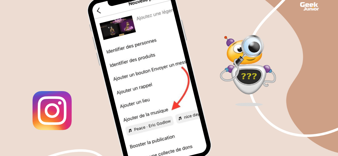 Musique Publication Instagram