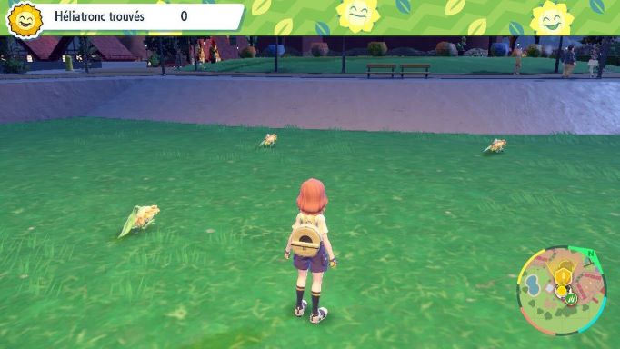 Pokémon Écarlate et Violet Exam Héliatronc début gameplay