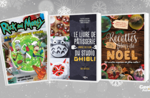 3 livres de recettes geek