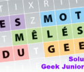 Geek Junior n°30 Mots mêlés
