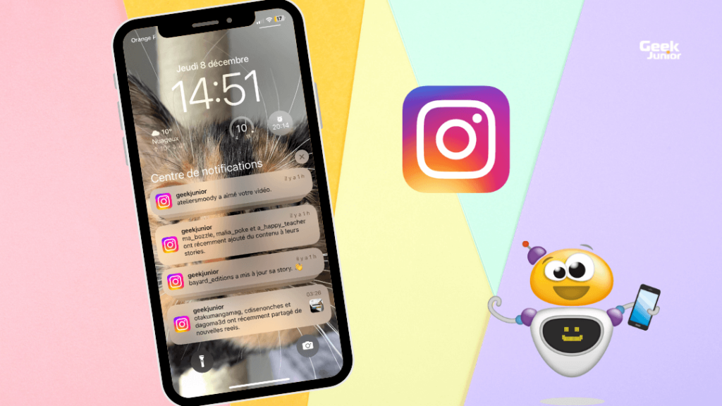 Comment gérer tes notifications sur Instagram ? Geek Junior