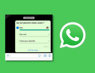 Sondage WhatsApp