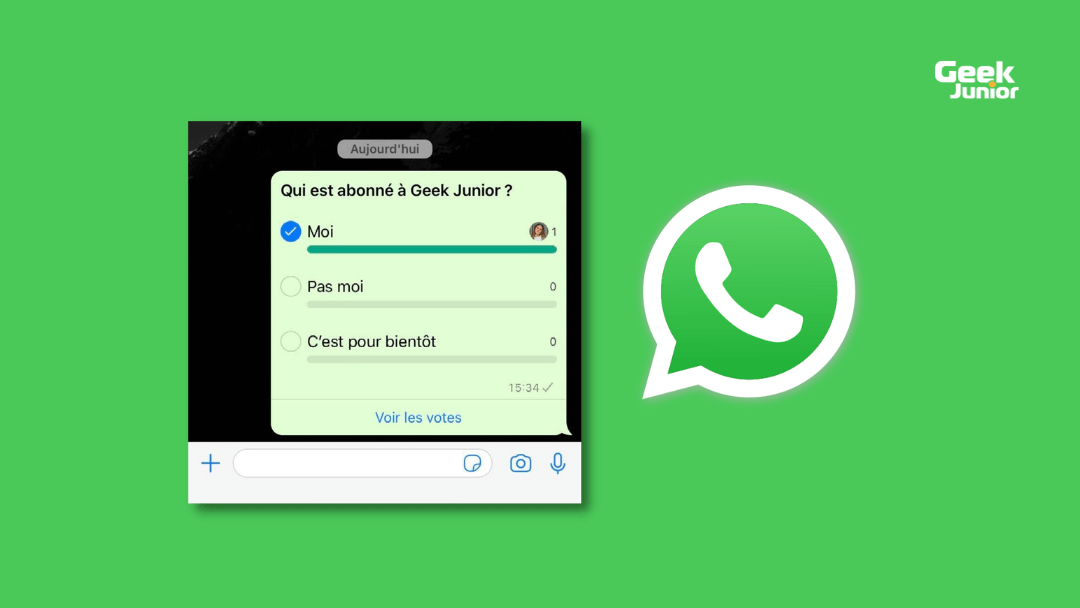 Sondage WhatsApp