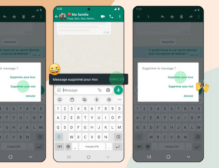 Suppression accidentelle WhatsApp