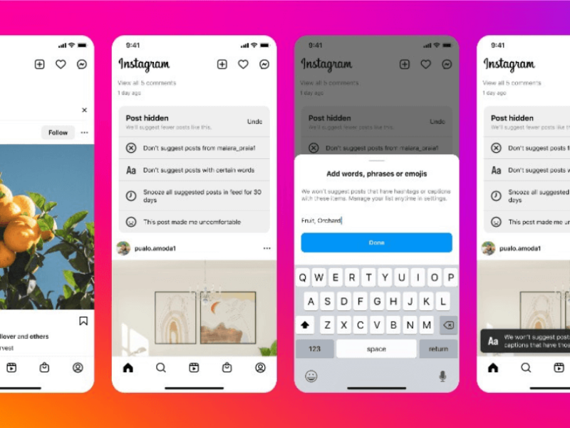 3 nouvelles fonctionnalités Instagram pour favoriser la sécurité des ados