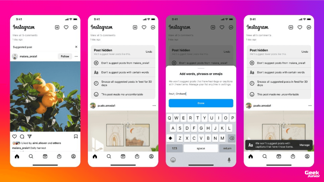 3 nouvelles fonctionnalités Instagram pour favoriser la sécurité des ados