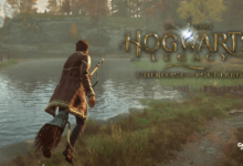 Hogwarts Legacy l’Héritage de Poudlard nager dans l'eau